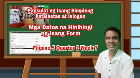 Grade 5 Filipino Modyul: Pagsulat ng Simpleng Patalastas, .